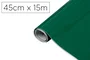 D-c-fix Rollo de Papel Autoadhesivo Verde Esmeralda, Ancho 45 cm, Largo 15 m, para Manualidades, Bricolaje y Decoración de Muebles