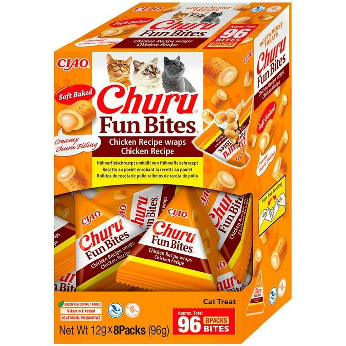 Churu Cat Fun Bites Receta Pollo 8x12g
