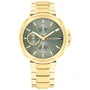 Tommy Hilfiger 1782755 Reloj para Mujer Dorado con Esfera Verde