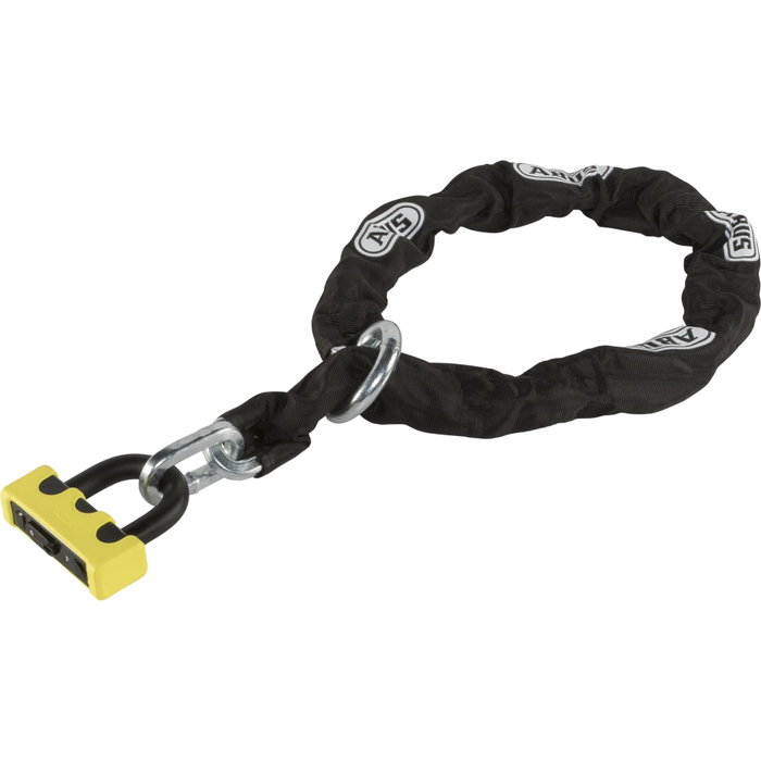 Abus GRANIT Power XS 67/105HB50 Amarillo con cadena 12KS120 Black Loop