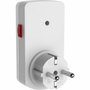 AUCUNE Mini programador mecánico diario - 3680 W - 48 programas - Blanco