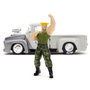 Jada Street Fighter 1956 Ford Pickup 1:24 con figura de Guile
