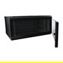 ALLNET Bastidor de Pared Rack de Red 19" 4U SMC-Serie, 450mm Profundidad, 50 kg Capacidad, Negro, ALL-SMC6404SCHWARZ
