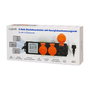 LogiLink Energy Cost Meter con 3 tomas para exterior