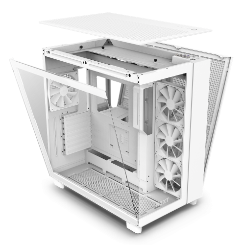 NZXT CM-H91FW-01 H9 All White Midi Tower PC Caja de Ordenador 290mm x 466mm x 495mm Blanco