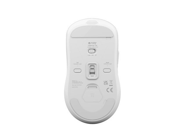 Fury Tanto T4 Wireless Teclado Polaco USB Blanco