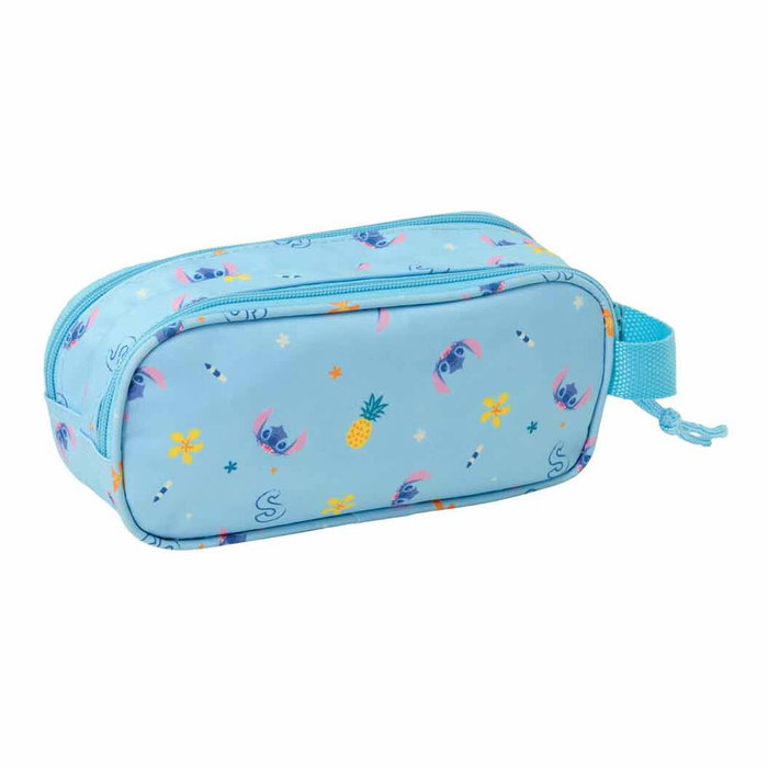 SAFTA Portatodo 3D Stitch Disney Doble Compartimento 21x6x8cm SAFTA Portatodo 3D Stitch Disney Doble Compartimento 21x6x8cm