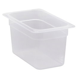 CAMBRO Recipiente GN 1/4 de 3,7 L Blanco translúcido