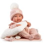 Antonio Juan Muñeca Recién Nacida Pipa con colcha de 42 cm, idioma español y otros, para 3+ años