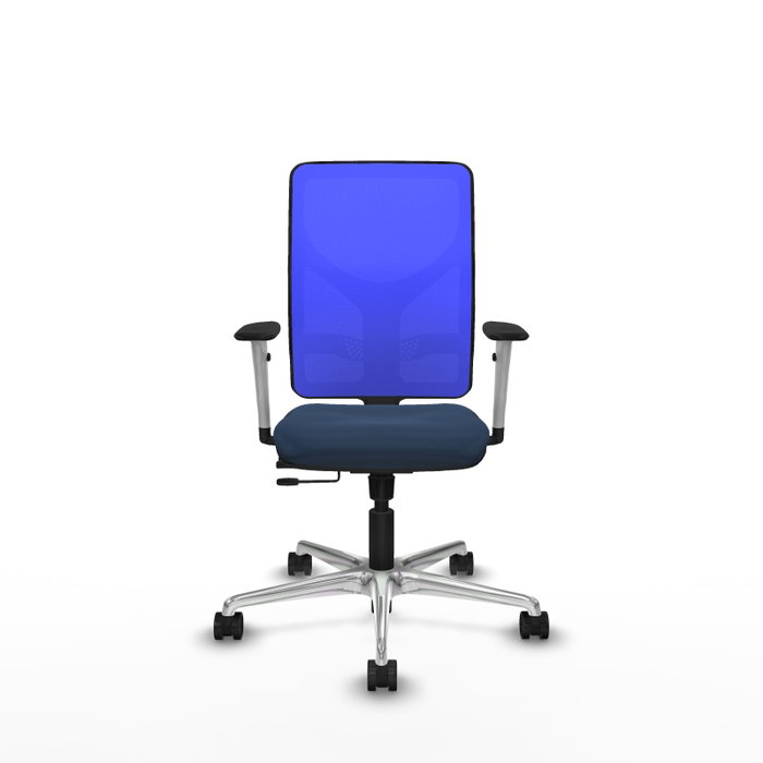 PIQUERAS Y CRESPO Silla de oficina Motilla Azul marino y Azul con mecanismo Sincro/Traslack PIQUERAS Y CRESPO Silla de oficina Motilla Azul marino y Azul con mecanismo Sincro/Traslack