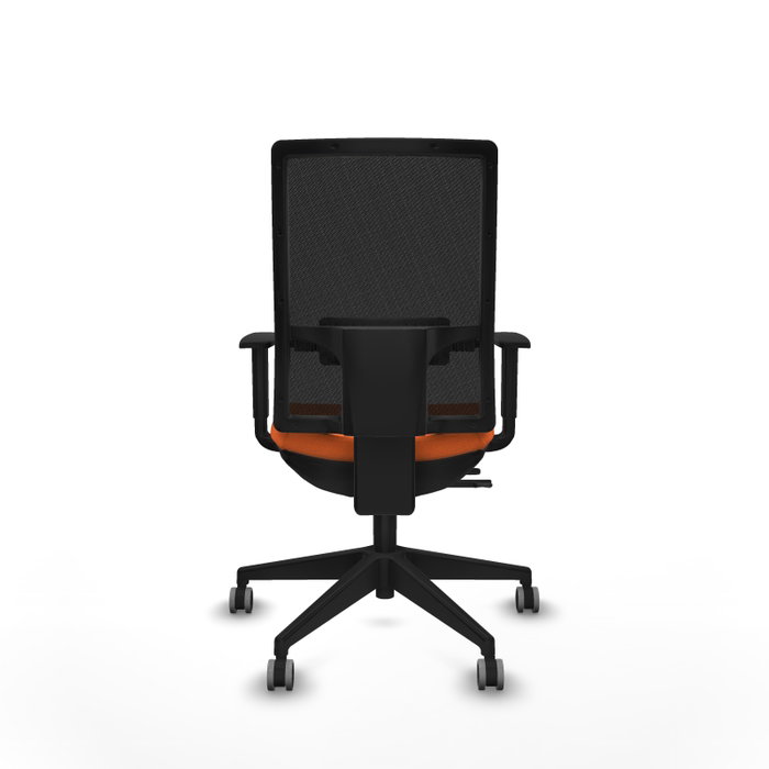 PIQUERAS Y CRESPO Silla de oficina Horna Naranja/Negro Mecanismo Sincro/Traslack Brazos 1D PIQUERAS Y CRESPO Silla de oficina Horna Naranja/Negro Mecanismo Sincro/Traslack Brazos 1D