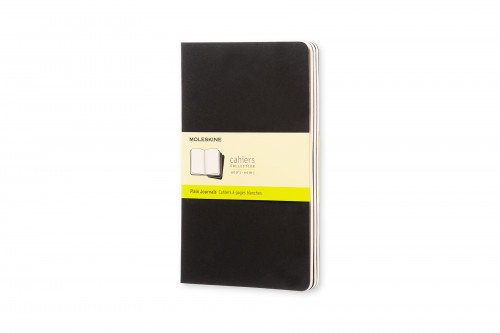 Moleskine Set de 3 Libretas Cahier Large Lisas Negro Moleskine Set de 3 Libretas Cahier Large Lisas Negro