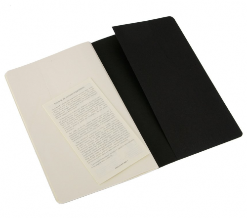 Moleskine Set de 3 Libretas Cahier Large Lisas Negro Moleskine Set de 3 Libretas Cahier Large Lisas Negro