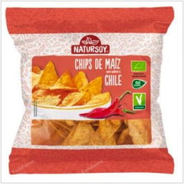 NATURSOY Chips De Maíz Y Chili Bio 75Gr