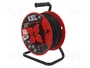 KEL Prolongador de alimentación H05RR-F 3G1,5mm² 50m Negro