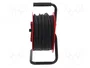 KEL Prolongador de alimentación H05RR-F 3G1,5mm² 50m Negro