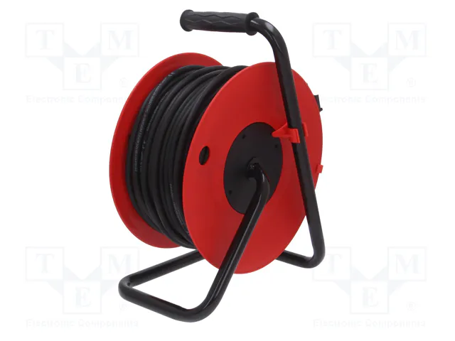 KEL Prolongador de alimentación H05RR-F 3G1,5mm² 50m Negro