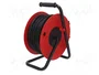 KEL Prolongador de alimentación H05RR-F 3G1,5mm² 50m Negro