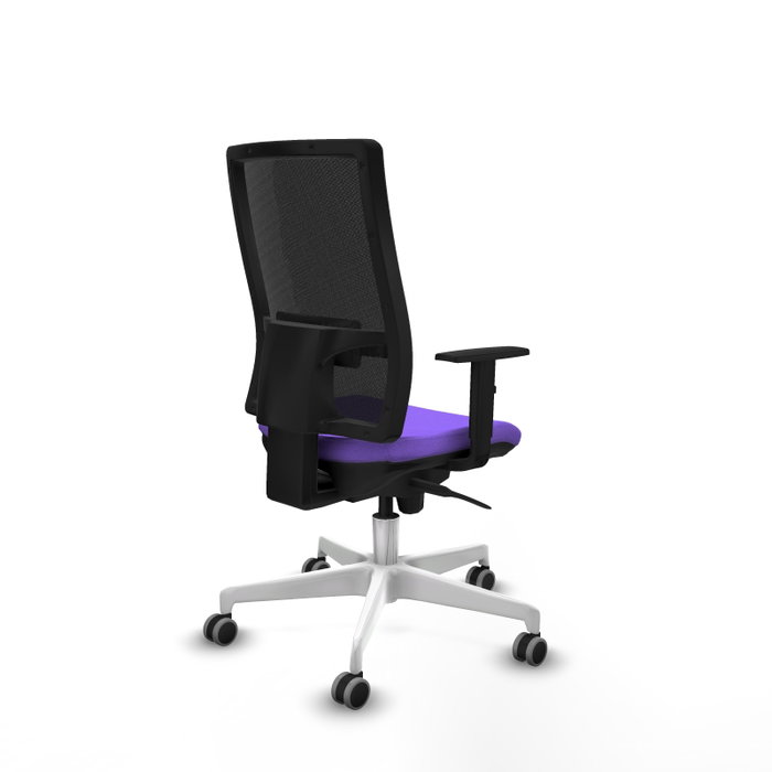 PIQUERAS Y CRESPO Silla de oficina Horna con mecanismo Sincro, Lila y Negro PIQUERAS Y CRESPO Silla de oficina Horna con mecanismo Sincro, Lila y Negro
