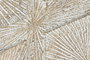 DKD Home Decor Decoracion Pared Moderno Blanco Dorado 3.5 x 120 x 120 cm