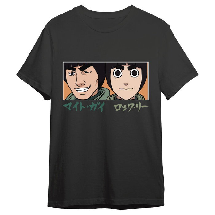 PIERROT Camiseta adulto de manga corta Naruto Shippuden con estampado de Guy Sensei y Rock Lee Talla: XL 100% algodón 165gr. PIERROT Camiseta adulto de manga corta Naruto Shippuden con estampado de Guy Sensei y Rock Lee Talla: XL 100% algodón 165gr.