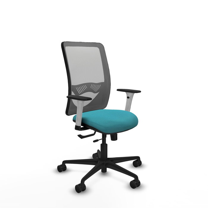 PIQUERAS Y CRESPO Silla de oficina Zulema Turquesa y Gris PIQUERAS Y CRESPO Silla de oficina Zulema Turquesa y Gris