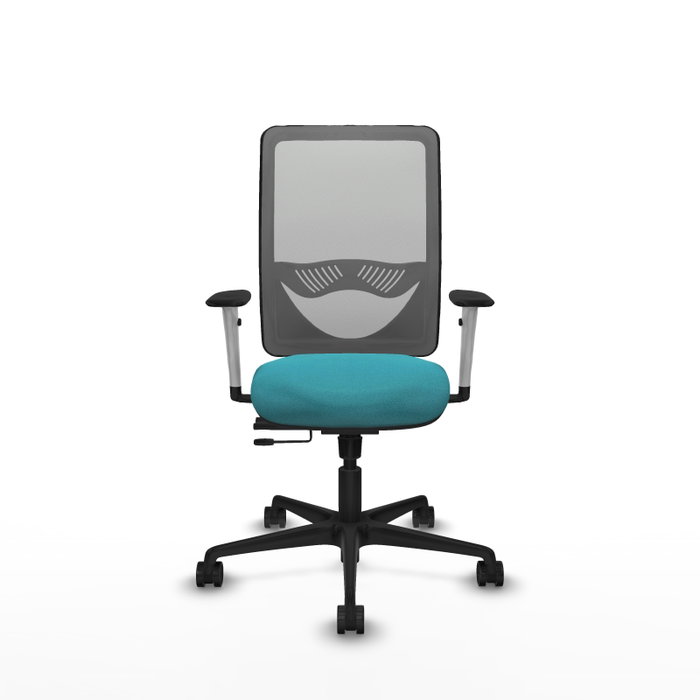 PIQUERAS Y CRESPO Silla de oficina Zulema Turquesa y Gris PIQUERAS Y CRESPO Silla de oficina Zulema Turquesa y Gris