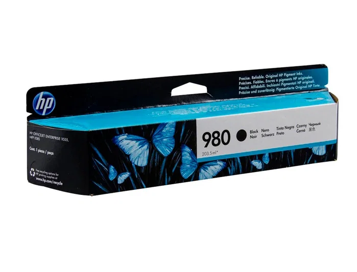 HP Cartucho de Tinta Original 980 Negro D8J10A HP Cartucho de Tinta Original 980 Negro D8J10A