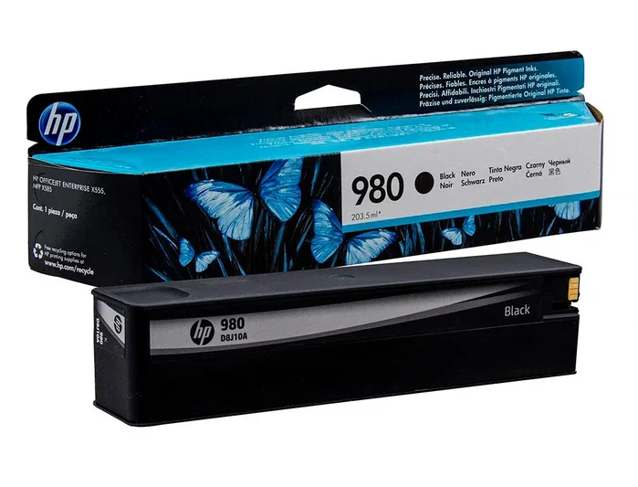 HP Cartucho de Tinta Original 980 Negro D8J10A HP Cartucho de Tinta Original 980 Negro D8J10A