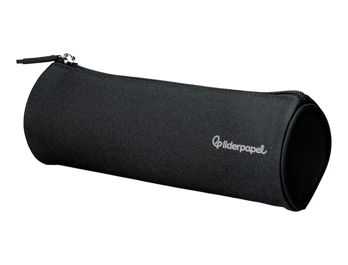 Liderpapel Estuche Portatodo Classic Cilíndrico Ancho 210x70mm Negro