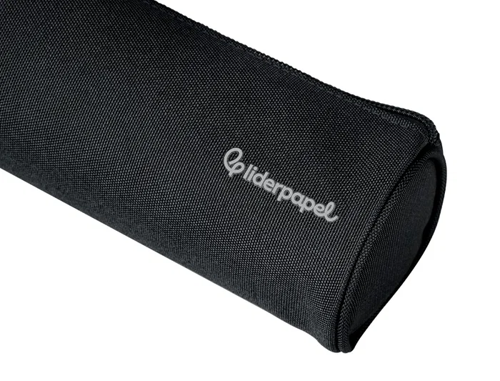 Liderpapel Estuche Portatodo Classic Cilíndrico Ancho 210x70mm Negro