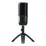 Cherry UM 3.0 ZUB Micrófono USB de Mesa Negro, Cardioide, 24 bits/96 kHz, 120 dB, Conector USB, 2.5 m de Cable