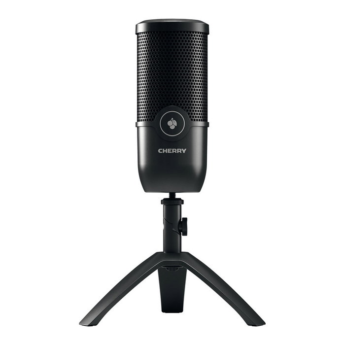 Cherry UM 3.0 ZUB Micrófono USB de Mesa Negro, Cardioide, 24 bits/96 kHz, 120 dB, Conector USB, 2.5 m de Cable Cherry UM 3.0 ZUB Micrófono USB de Mesa Negro, Cardioide, 24 bits/96 kHz, 120 dB, Conector USB, 2.5 m de Cable