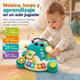 Hola Órgano musical Dinosaurio con actividades 2 en 1 con luces y sonidos