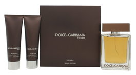 Dolce & Gabbana The One Set de Regalo 100ml EDT + 50ml Bálsamo Aftershave + 50ml Gel de Ducha