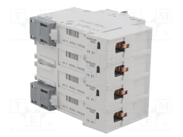 HAGER MCN416E Interruptor magnetotérmico 4 polos 16A 6kA