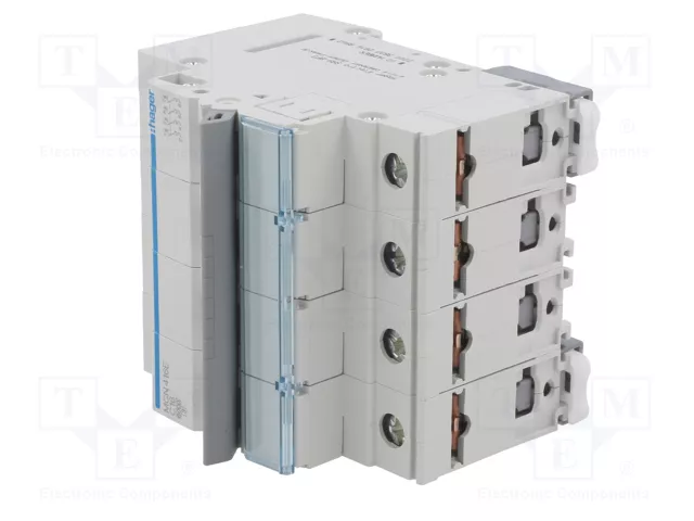 HAGER MCN416E Interruptor magnetotérmico 4 polos 16A 6kA