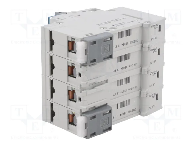 HAGER MCN416E Interruptor magnetotérmico 4 polos 16A 6kA