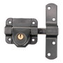 Micel Cerrojo de seguridad sobreponer modelo Crr14 de acero con acabado gris