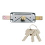 MCM Cerradura Sobreponer Puertas Metálicas 1511av Doble Cilindro Serreta 3 Llaves Acero Cincado