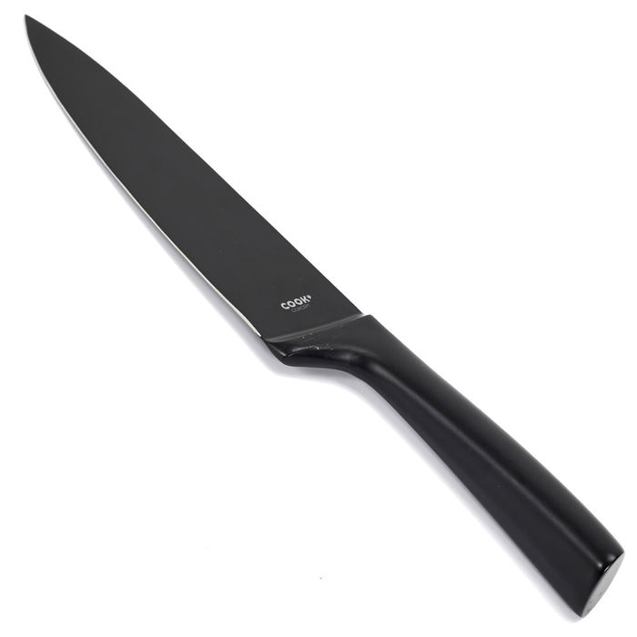 Cook Concept Cuchillo Chef Negro Hoja 19,5 cm Acero Inoxidable