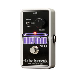 EHX Holy Grail Neo Pedal de Efectos Reverb con Fuente de Alimentación 9,6DC-200 PSU