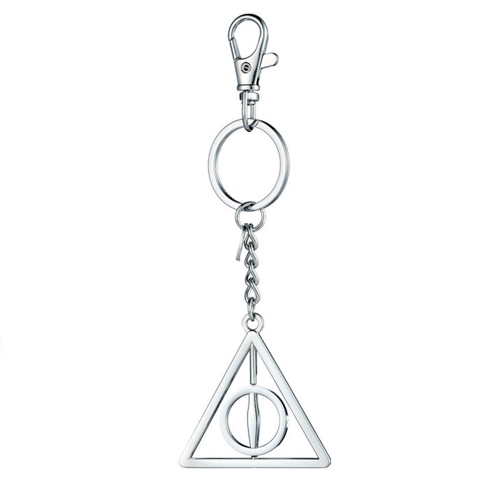 THE CARAT SHOP Llavero Deathly Hallows Harry Potter de Aleación de Zinc