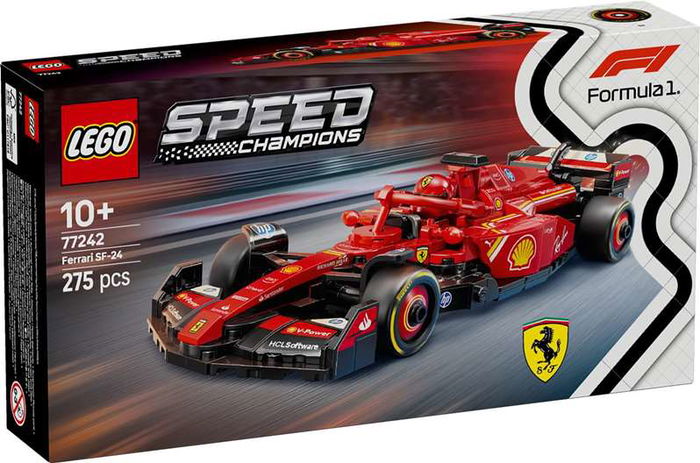 Lego Speed Champions Coche de Carreras Ferrari SF-24 Fórmula 1 Juego de Construcción 275 Piezas Lego Speed Champions Coche de Carreras Ferrari SF-24 Fórmula 1 Juego de Construcción 275 Piezas