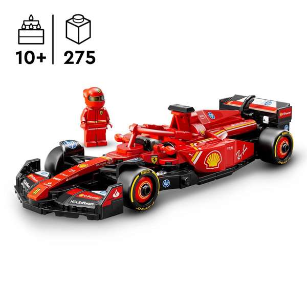 Lego Speed Champions Coche de Carreras Ferrari SF-24 Fórmula 1 Juego de Construcción 275 Piezas Lego Speed Champions Coche de Carreras Ferrari SF-24 Fórmula 1 Juego de Construcción 275 Piezas