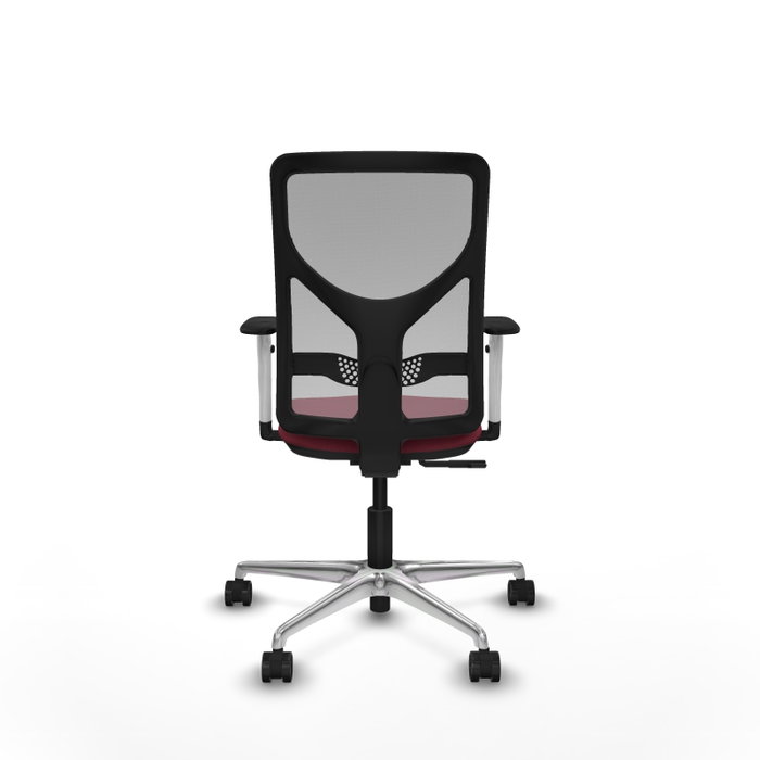 PIQUERAS Y CRESPO Silla de oficina Motilla con mecanismo Sincro, color Granate y Gris PIQUERAS Y CRESPO Silla de oficina Motilla con mecanismo Sincro, color Granate y Gris