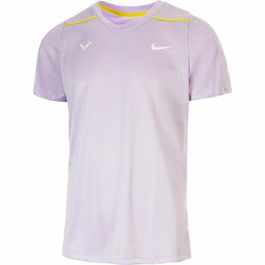 Camiseta de Manga Corta Hombre Nike Fall Rafa Challenger Lavanda