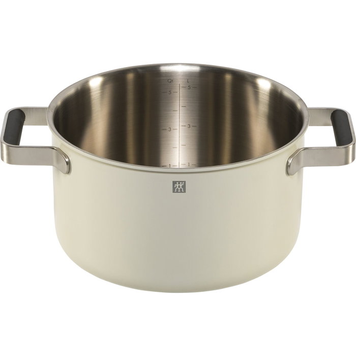 Zwilling Pure Cookware Set 5-Pc 18/10 Ivory