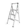 ORYX Escalera Plana Aluminio 3 Peldaños
