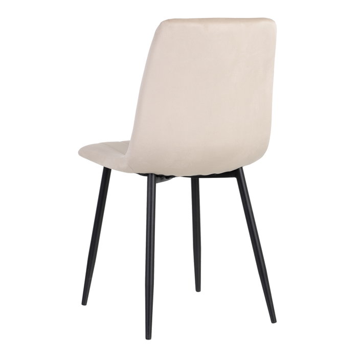 Ixia Silla de Salón en Terciopelo Beige